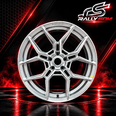 Jogo de Roda Porsche 911 Prata Center Lock - 20x10 e 21x13 Offset 45 e 31 (Nv)