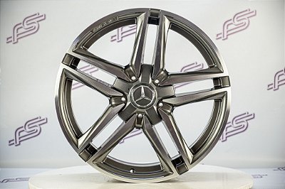 Jogo De Rodas Mercedes E-63 2020 Grafite Diamantada 5x112 - 19x8,5