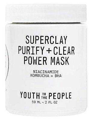 YOUTH TO THE PEOPLE Superclay Purify + Clear Power Mask with Niacinamide