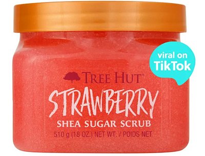 TREE HUT Shea Sugar Exfoliating Body Scrub "STRAWBERRY"