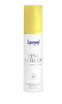 SUPERGOOP 100% Mineral Zincscreen Lotion SPF 40