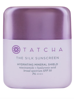 TATCHA Mini The Silk Sunscreen Mineral Broad Spectrum SPF 50 PA++++ with Hyaluronic Acid and Niacinamide
