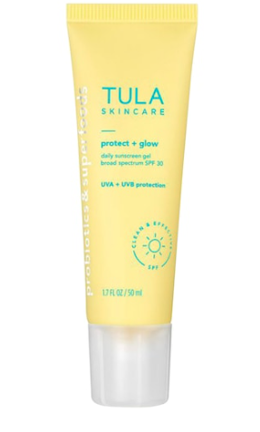 TULA Skincare Protect + Glow Daily Sunscreen Gel Broad Spectrum SPF 30