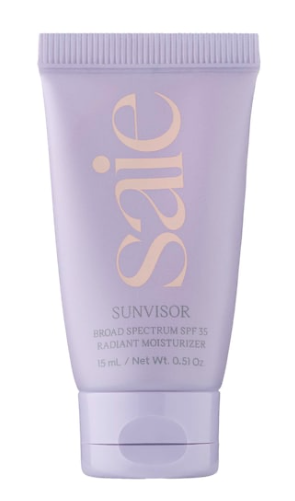 SAIE Mini Sunvisor Radiant Moisturizing Face Sunscreen SPF 35