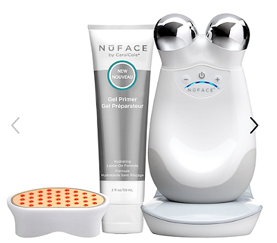NUFACE Trinity Facial Toning Device + Wrinkle Reducer Attachment Bundle