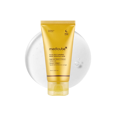 Medicube Kojic Acid Turmeric Overnight Wrapping Peel Off Mask