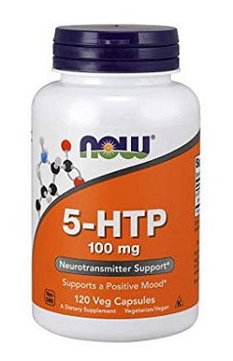 NOW SUPPLEMENTS 5-HTP (5-hydroxytryptophan) 100 mg - 120 cápsulas