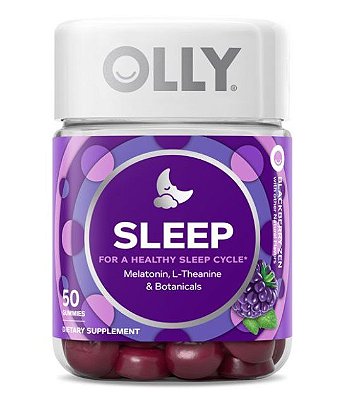 OLLY Sleep Vitamin Gummies with 3mg Melatonin, 50 ct