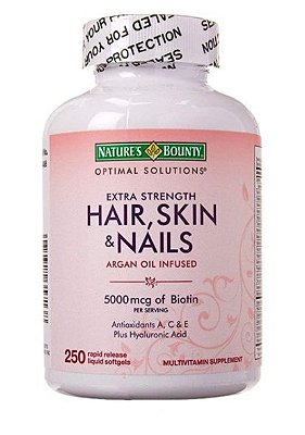 NATURE´S BOUNTY Optimal Solutions Hair Skin & Nails 250cap