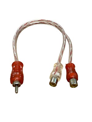 CABO RCA INJETADO VERMELHO PRATA 4MM 5M SVART TECHONE - MFL CABO RCA INJETADO VERMELHO PRATA 4MM 5M SVART TECHONE - MFL