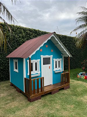 Casinha de madeira - Standard - (Madeira Mista) - Extra Grande.