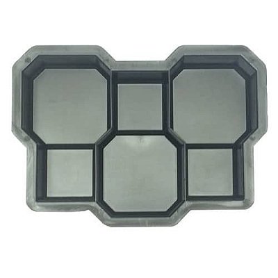 Kit 10 Formas Raquetinha Tripla Piso Bloquete - Fp093