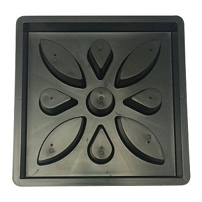 Kit 10 Formas Elemento Vazado Flor 39x39x07 - FP139