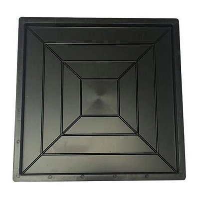 Kit 10 Formas Trabalhada Pirâmide 49 x 49 x 2,5 cm - FP123