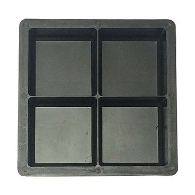 Kit 10 Formas Peyver Meio Bloquete 10x10x6cm - FP072