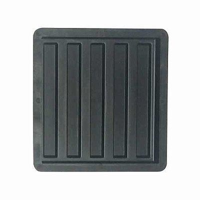 Kit 10 Formas Piso Antiderrapante 5 Frisos 20x20x1,5cm - FP103
