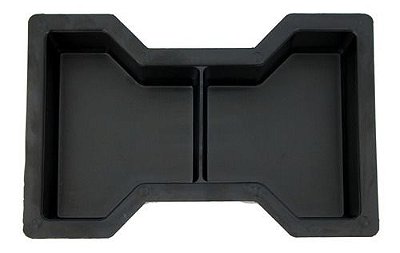 Kit 10 Formas Ossinho Chanfrado Meio Bloquete 25x15x6cm - FP041