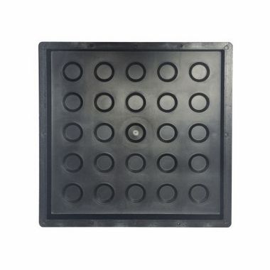 Kit 100 Formas Quadrada Guia Deficiente Visual 33 X 33 X 2,5 CM - FP049