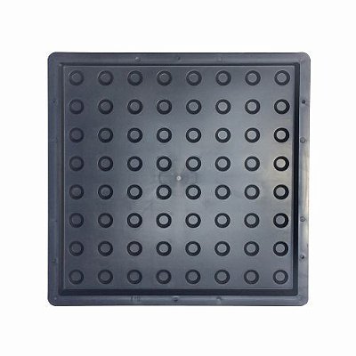 Kit 100 Formas Piso Tátil Alerta Bola 40x40cm Deficiente Visual - FP091