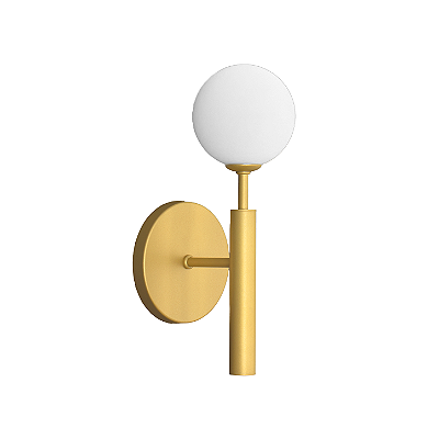 Arandela Luna Jabuticaba Dourada