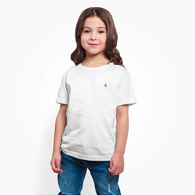 camisa branca feminina infantil