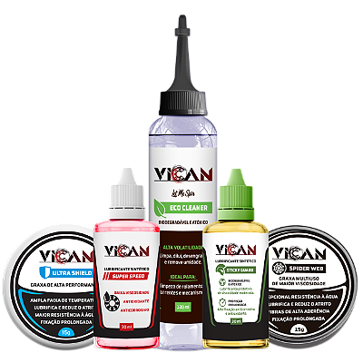 KIT VICAN LIMPEZA E LUBRIFICAÇÃO