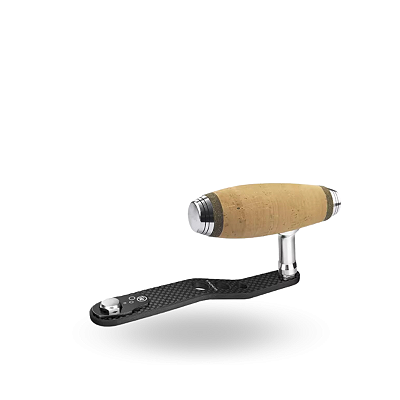 MANIVELA GOMEXUS 90MM T-BAR POWER CARBON CARRETILHA CORK KNOB