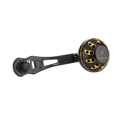 GOMEXUS FORGED CARBON HANDLE FOR BAITCASTING REEL WITH ALUMINUM KNOB CL-A38