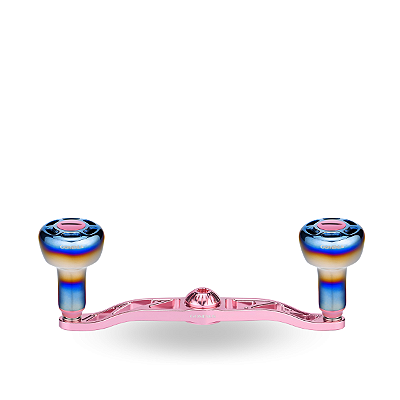 MANIVELA GOMEXUS 120MM ALUMINUM CARRETILHA TITANIUM KNOB - 8X5MM - LIMITED PINK DISCONT