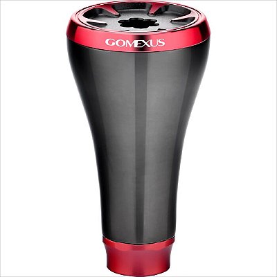 T20 HANDLE KNOB TITANIUM TYPE A/TYPE S 20MM GOMEXUS - BLACK X RED - TYPE A/TYPE S - 20MM DISCONT