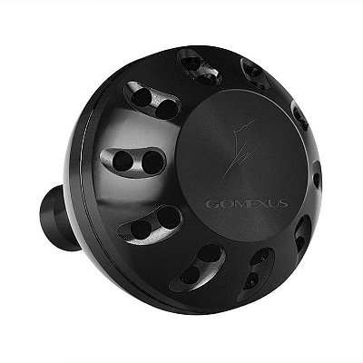 GOMEXUS ALUMINUM REEL POWER KNOB 45 47MM B45 - BLACK - 47MM DISCONT