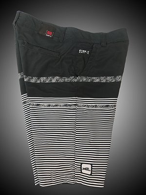 Bermuda Phantom Elastano Striped Branco,Marrom,Vermelho,Marinho e Verde.