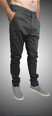 Calça Masculina Sarja Alfaiataria Chumbo SURF-X.