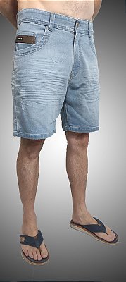 Bermuda Masculina Jeans Triple Stitching Azul Claro SURF-X.