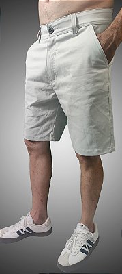 Bermuda Masculina Sarja Alfaiataria Gelo SURF-X.
