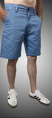 Bermuda Masculina Sarja Alfaiataria Turquesa SURF-X.