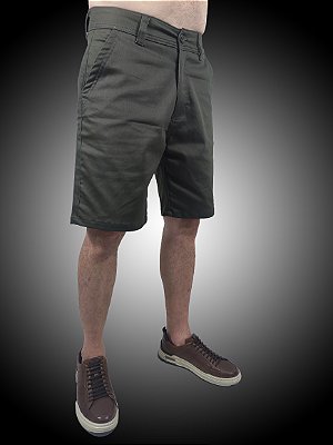 Bermuda Alfaiataria Sarja Verde Musgo SURF-X.