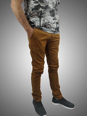 Calça Masculina Skinny Alfaiataria Caramelo SURF-X.