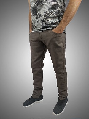 Calça Masculina Tradicional  Oxi Marrom SURF-X.