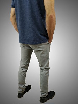 Calça Jeans Masculina Skinny Alfaiataria House Cinza SURF-X.