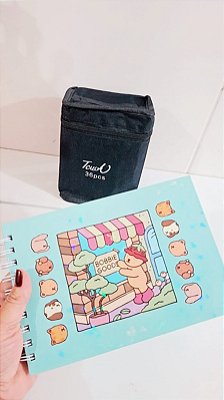Kit Canetas + Livro de Colorir