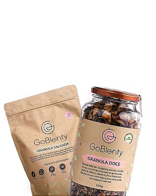 BF - Combo Granola Refil Salgada e Vidro Doce