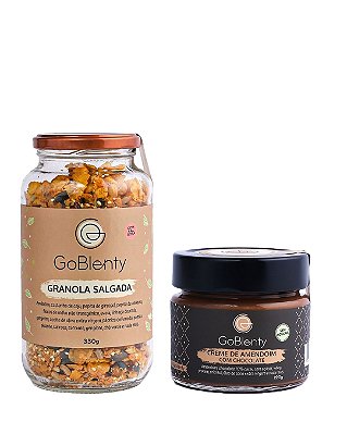 BF - Granola Salgada + Creme de amendoim