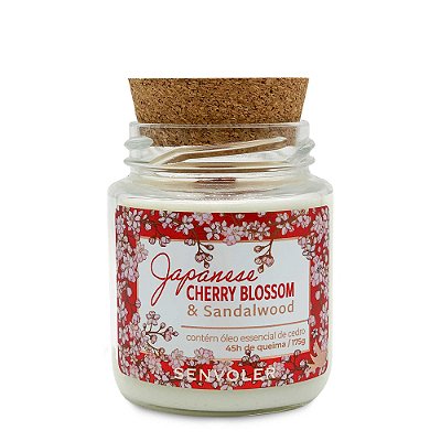 Japanese Cherry Blossom -Flor de Cerejeira, Sândalo e cedro 175g