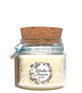 Vela Winter Dream - Algodão, Jasmim, Rosas e Musk 110g