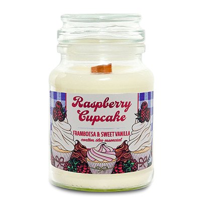 Cupcake de Framboesa -Framboesa e Bolo de Baunilha 330g