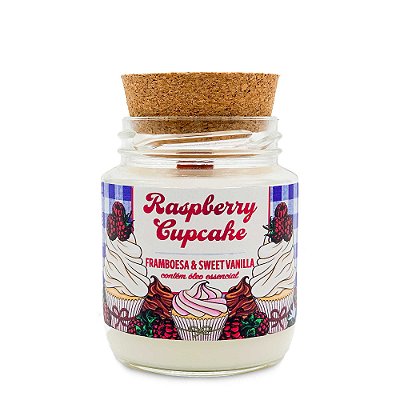 Cupcake de Framboesa -Framboesa e Bolo de Baunilha 175g