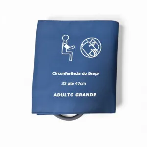 Braçadeira P/ Monitor Obeso 1 TUBO 33-47cm Nylon Soft