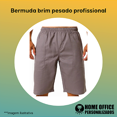 Bermuda Sarja Brim Personalizada