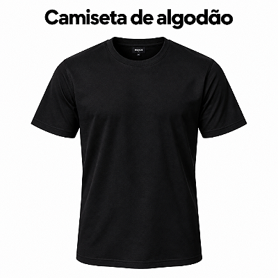 Camiseta 100% Algodão Personalizada